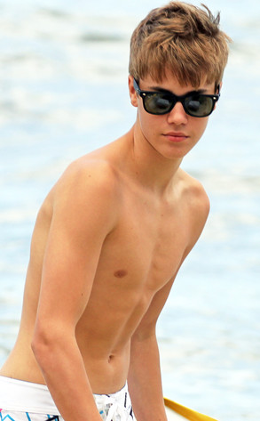 Justin Bieber, Shirtless Justin Bieber, Shirtless